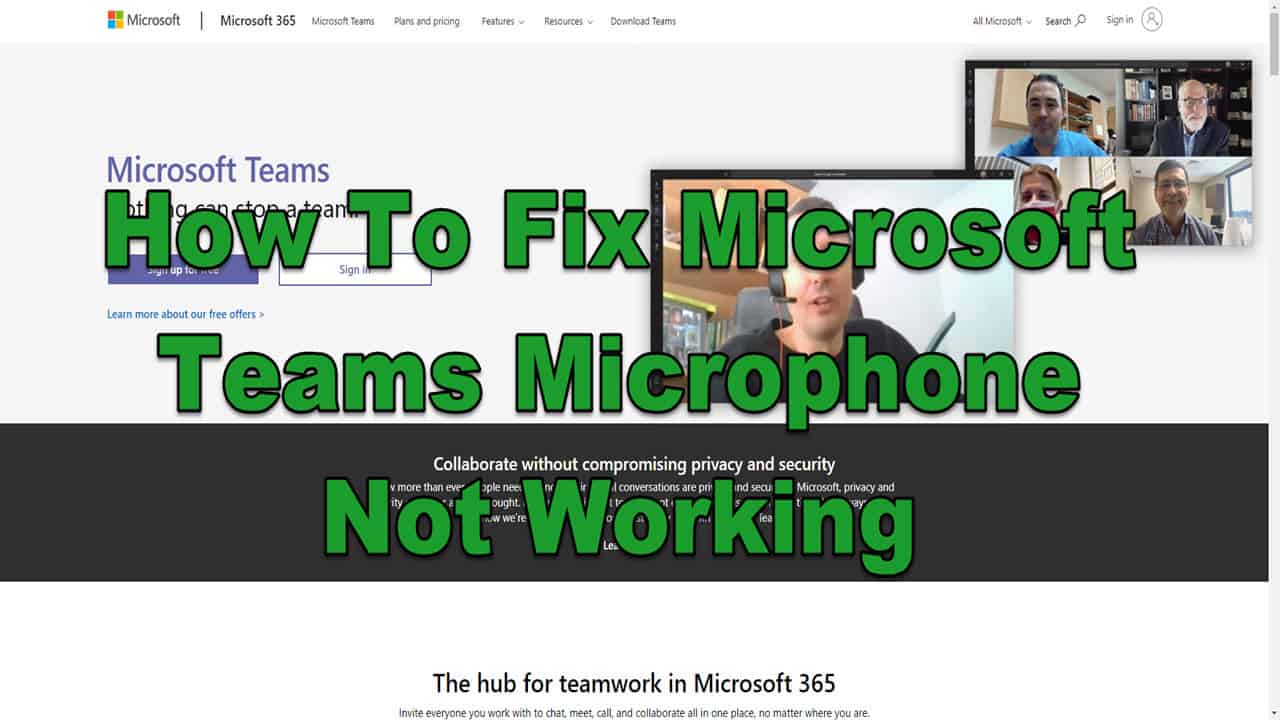 Microsoft Teams Microphone Not Working Not Recognized Fixed