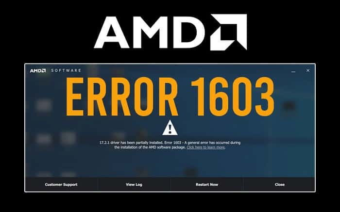 Ошибка 1603 при установке драйвера amd