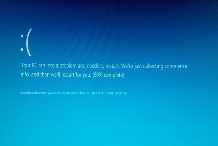 Fix Unexpected Store Exception Error In Windows 10