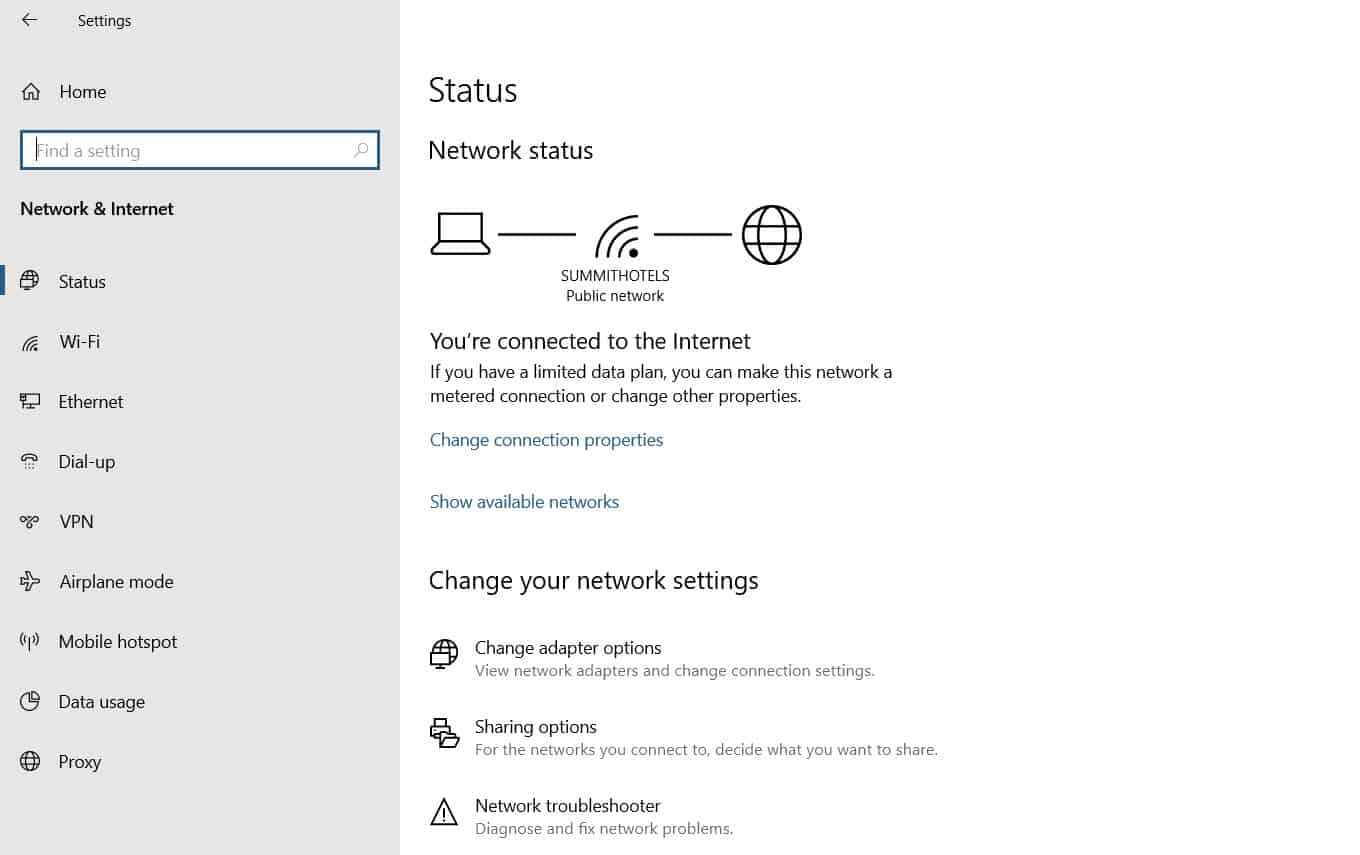 wifi saved but not connected