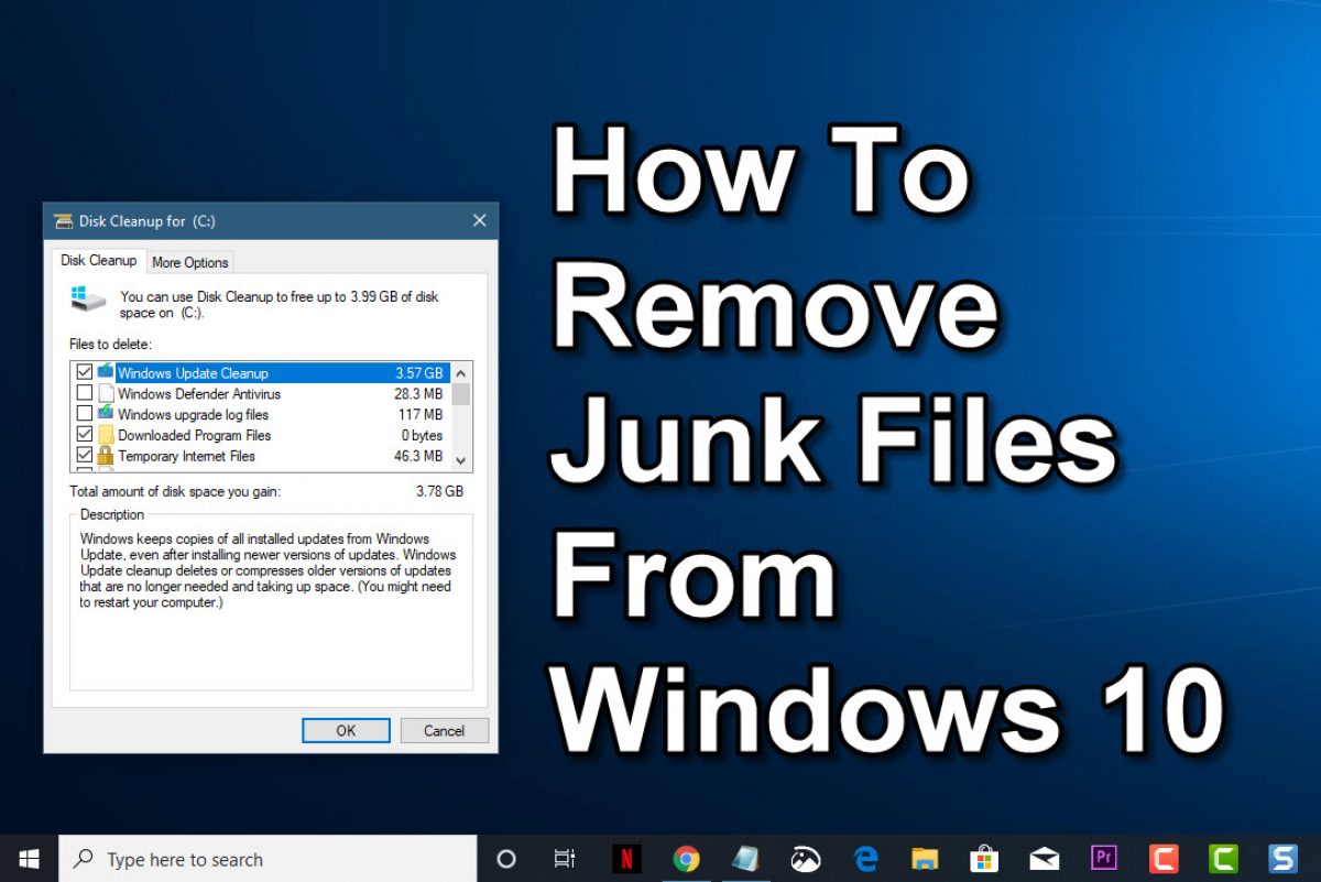 how to delete junk files from windows 8