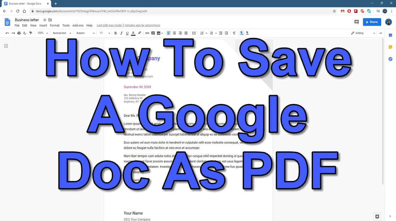 How To Save A Google Doc As PDF EasyPCMod