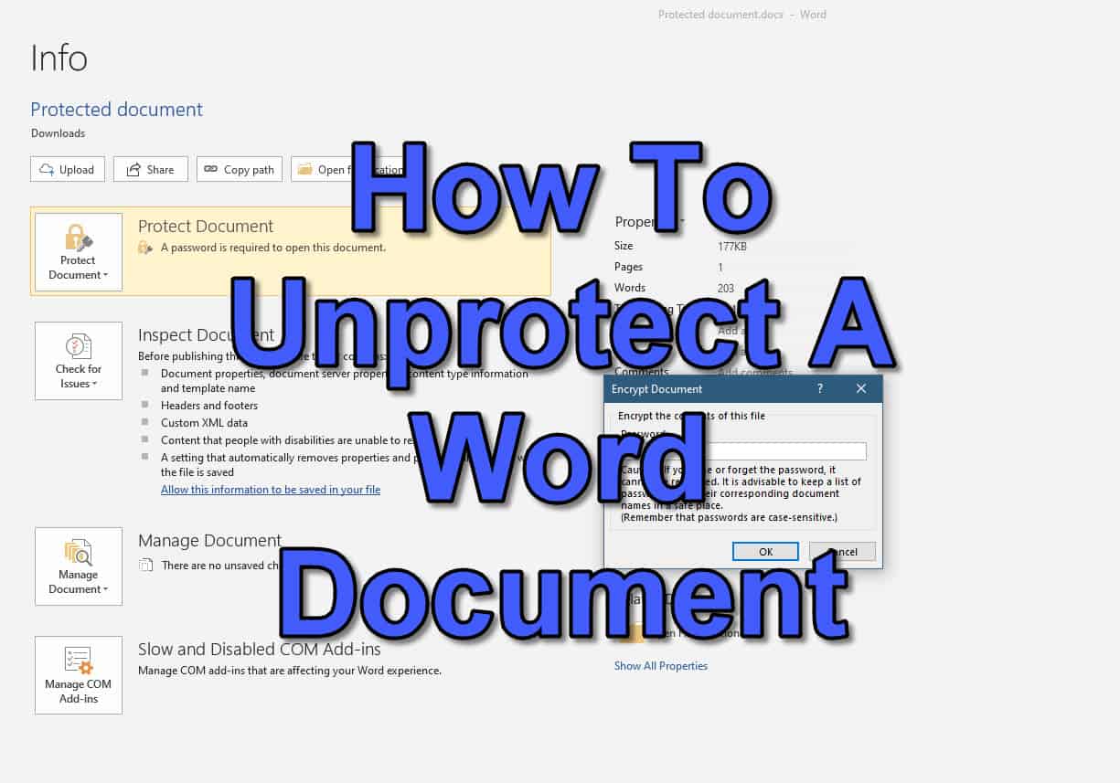 How To Unprotect A Word Document For Editing Without Password