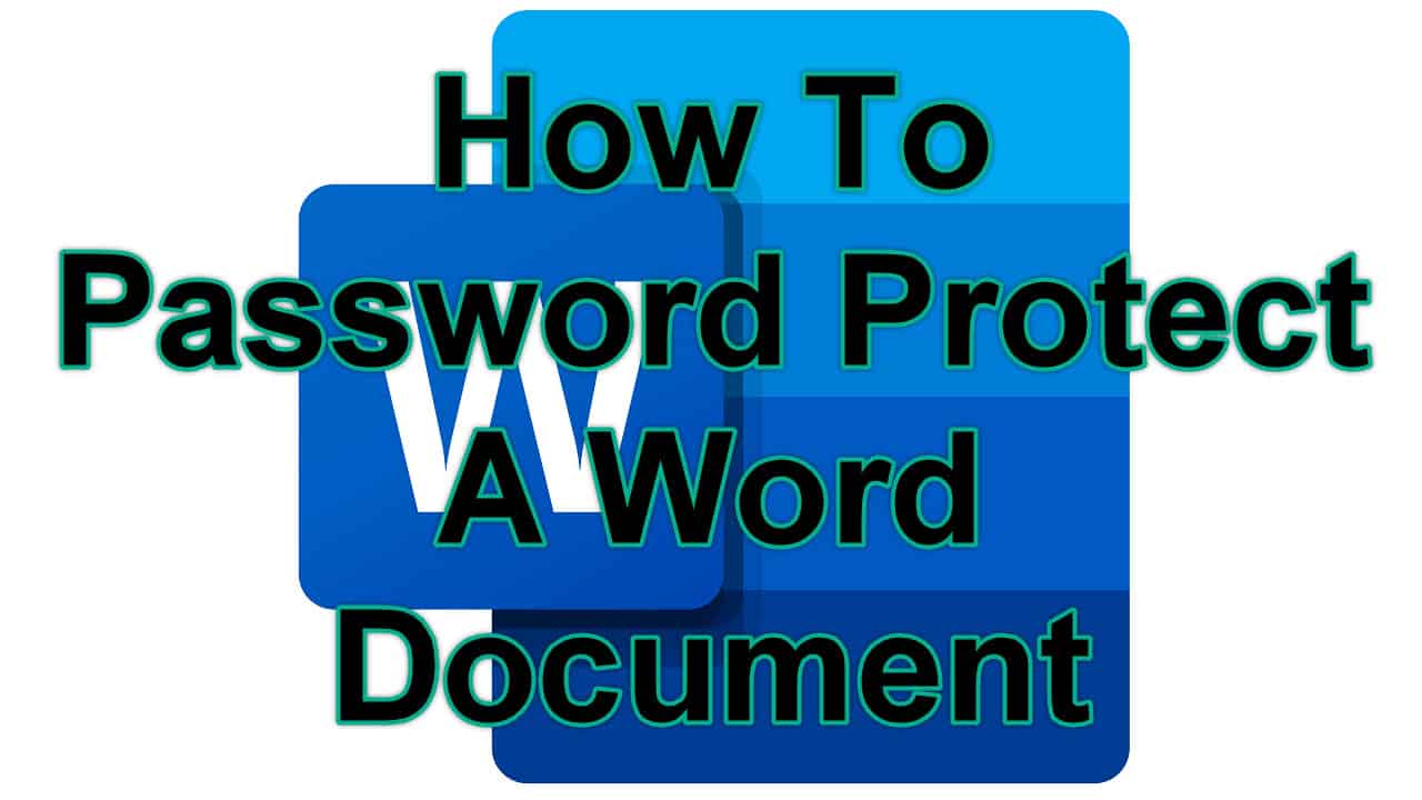 me word doc password protect