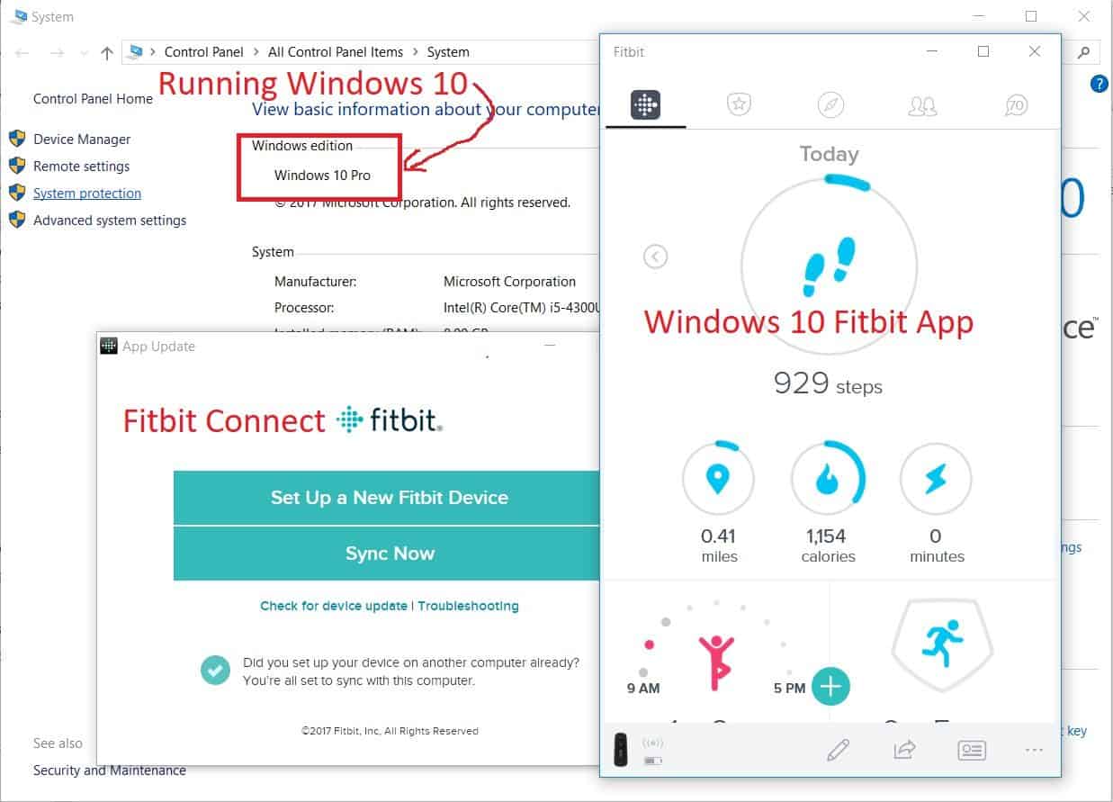 fitbit connect windows 10 download