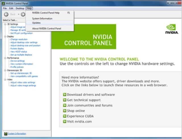 nvidia control panel download without microsoft store