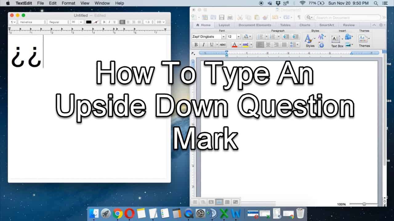 How To Type An Upside Down Question Mark Quick And Easy Way EasyPCMod