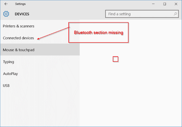 How To Fix Windows 10 Bluetooth Setting Is Missing Issue - EasyPCMod