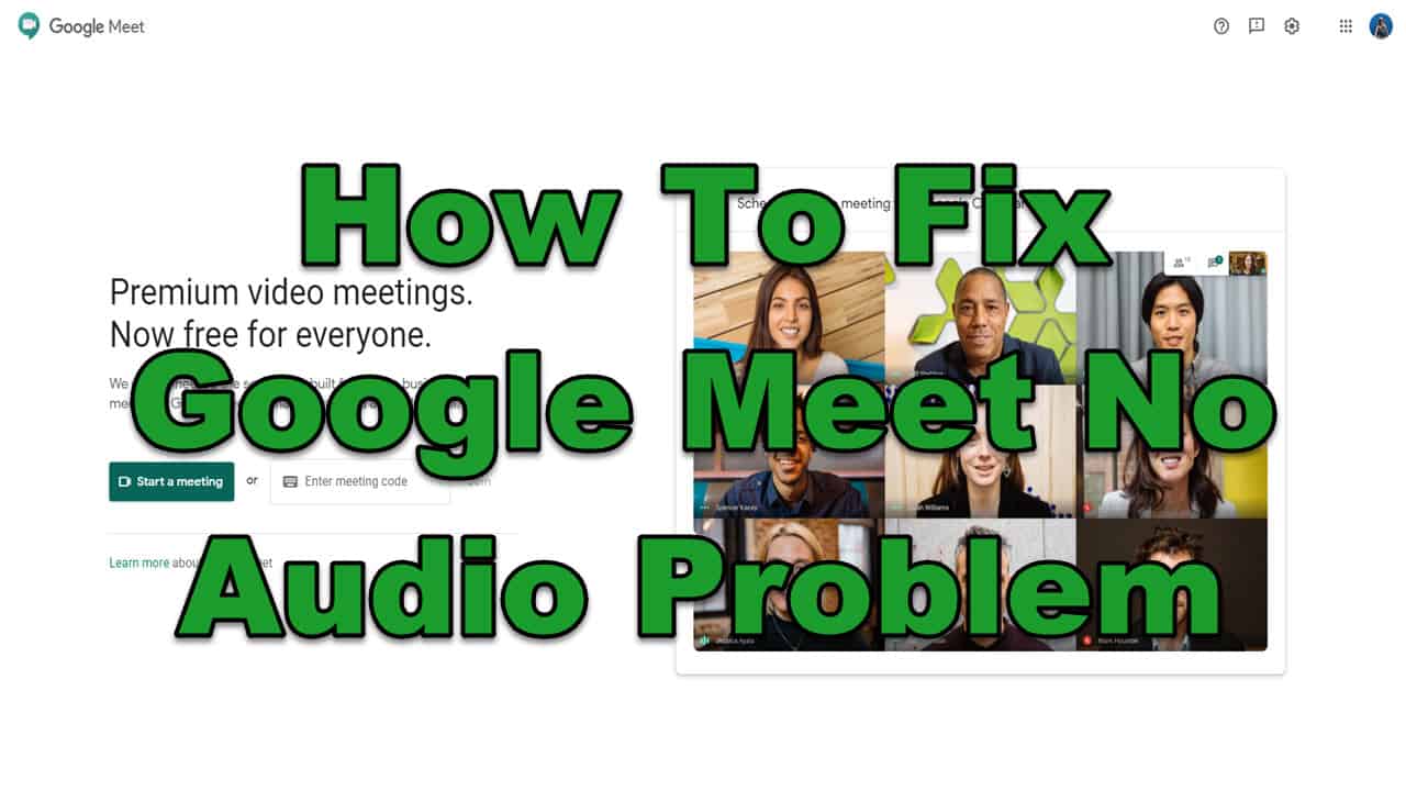 how to fix google meet presentation no sound