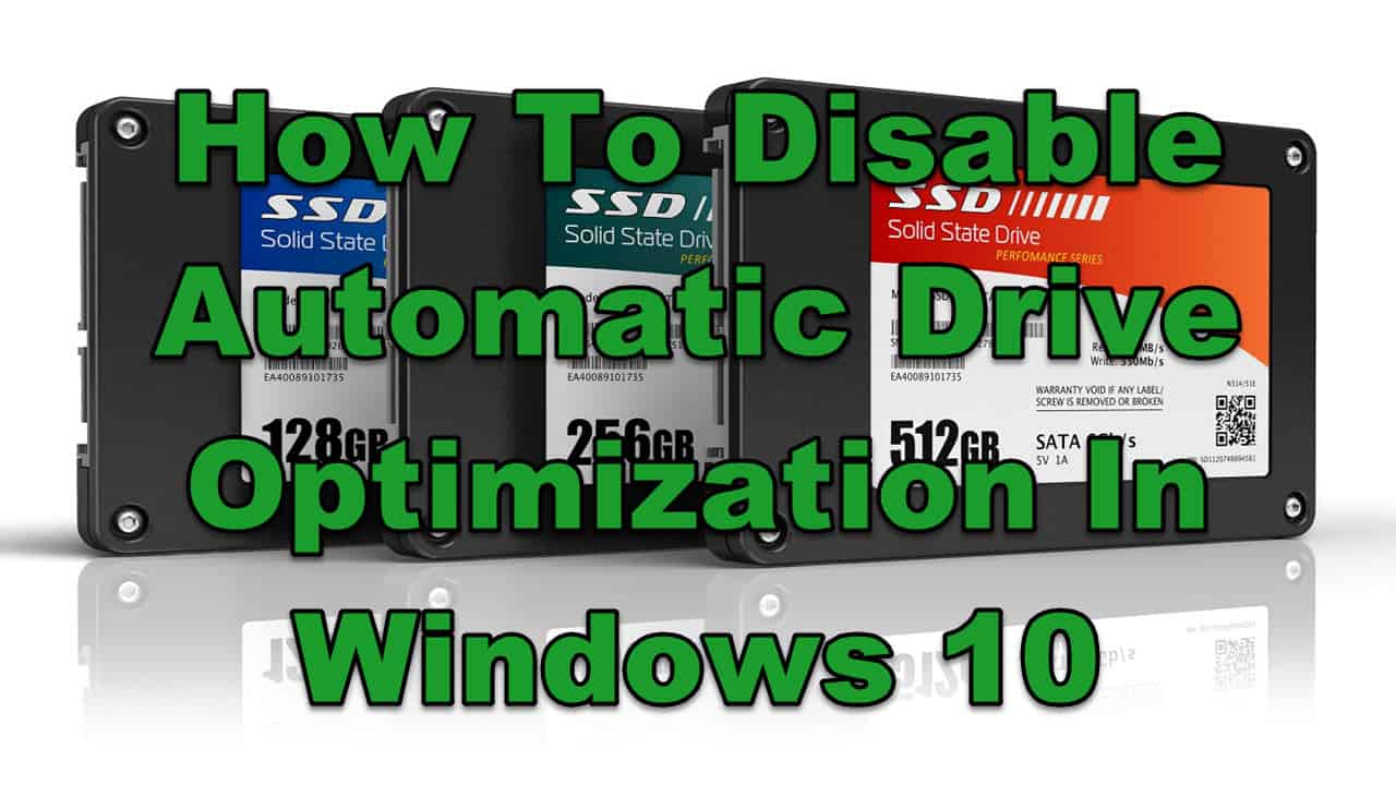 system drive needs optimization windows 10